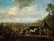 Johannes Lingelbach Flemish Town Sieged by the Spanish Soldiers Germany oil painting artist